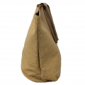 10001- CAMEL AND GOLD CANVAS TOTE BAG